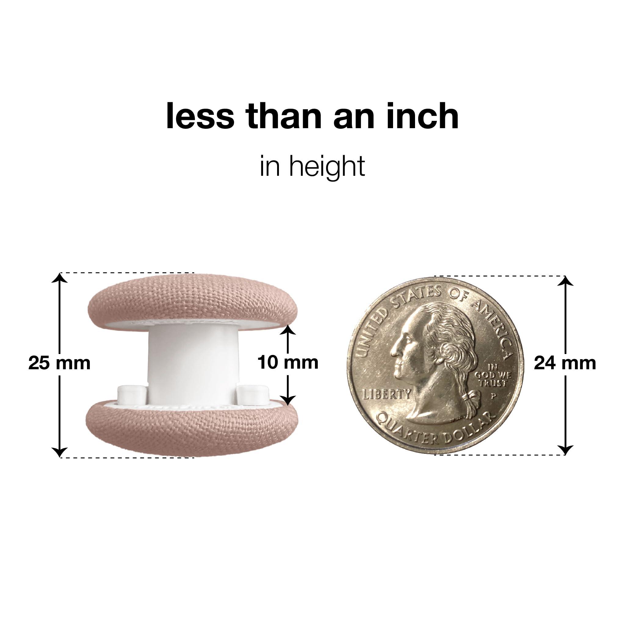 Primpins Primpins Duvet Clips - Classic Linen - 20 Colors Available - Double Sided Pin Fasteners - Prevents Comforter from Shifting in Cover (Set of 8, Dusty Rose)