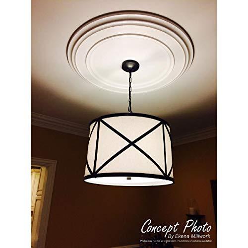 Ekena Millwork Ekena Millwork CM07ODAGF Odessa Ceiling Medallion, 7 1/2\"OD x 1 1/8\"P (Fits Canopies up to 2 1/2\"), Hand-Painted Athenian Green