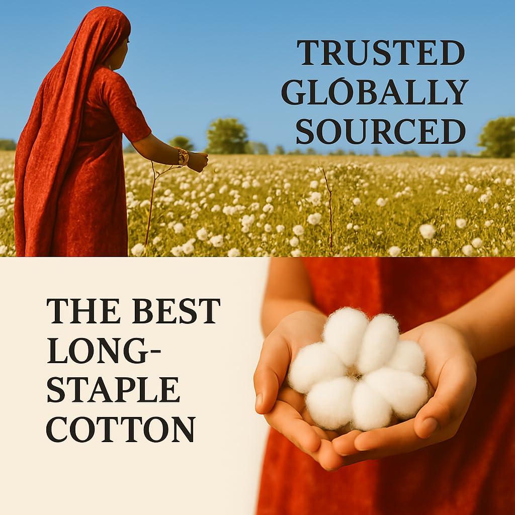 Hyde Lane Hyde Lane Luxury 1000 Thread Count 100% Cotton California King Bed Sheets | Very Comfy Soft & Thick with Deep Pocket - Fits up to 18\" Mattress, Cotton Bed Sheets Cal King - 4 PC (Ivory/Cream)