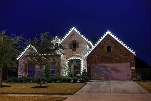 MIK Solutions MIK Solutions C9 LED Bulb (Pack of 25) Cool White Replacement Christmas Light Bulbs Faceted Retrofit Candle Shape Commercial Grade E17 Socket Roof Lights Bulbs