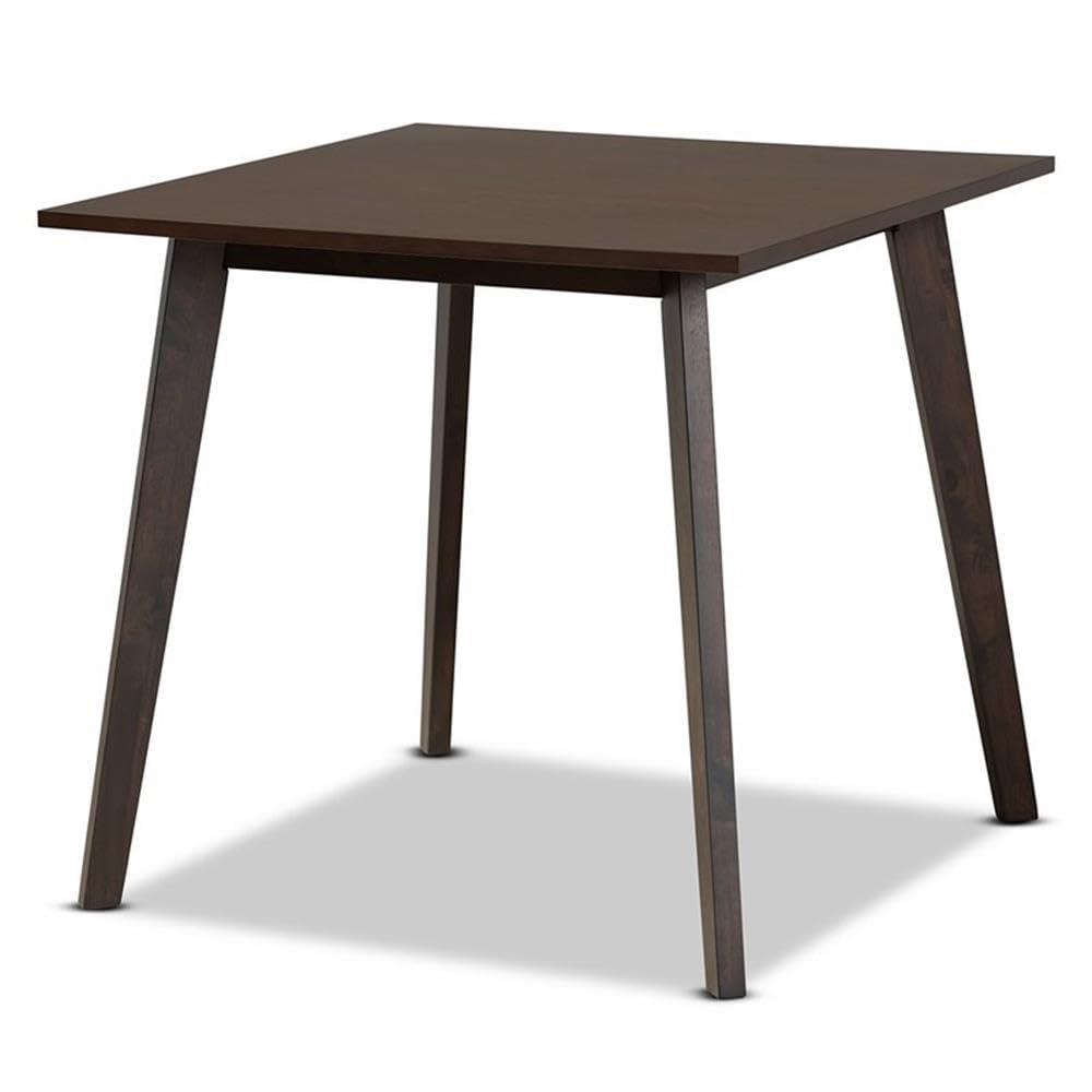 Baxton Studio Baxton Studio Britte 31.5-inch Dining Table, Dark Brown (161-10464-HiT)
