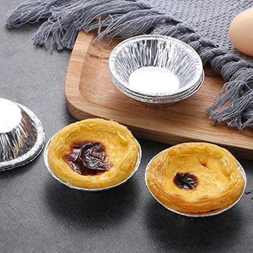 KEISEN 1/3\" Mini pie pan 3/4oz Foil Utility Cup pie pan tart pan 100/PK