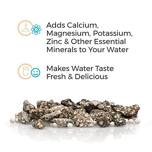 Santevia Mineral Stones Replacement by Santevia | Designed for Santevia's Gravity Water System | Adds Healthy Minerals and Makes Water Alkaline | Makes Water Taste Delicious