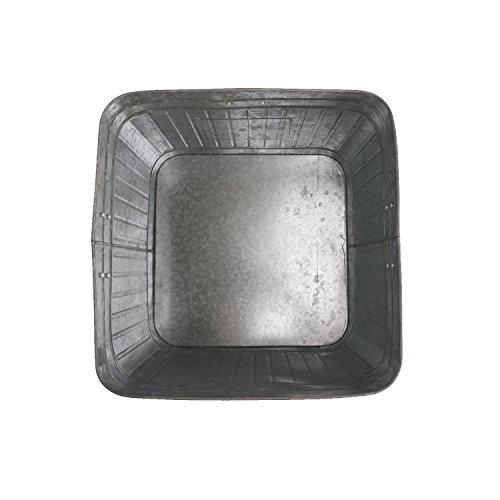 Panacea Panacea 86796 1 Count Rustic Washtub Beverage Stand with Bottle Opener, 18” D x 17.5” W x 32.5” H, Red