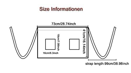 Nanxson Nanxson Women Bistro Waist Apron with 2 Pockets Half Apron for Kitchen Cooking Waiter Short Aprons AL8029 green