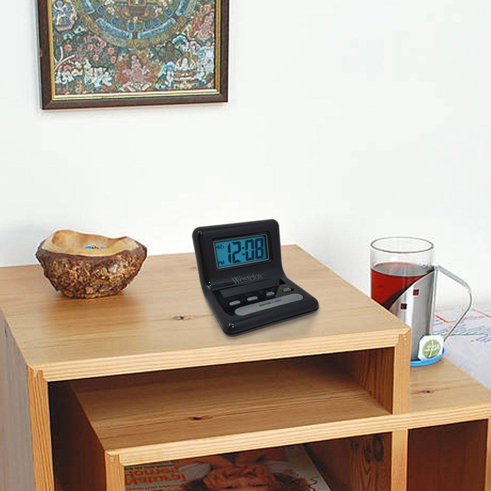Westclox Westclox Black NYL47538 LCD Digital Bedside Alarm Clock
