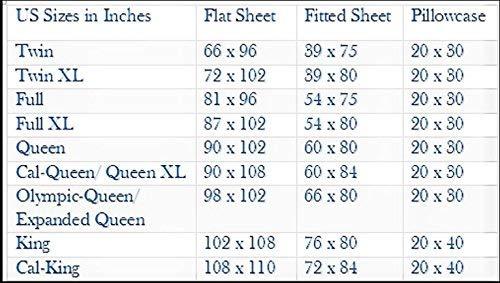 Amuze Bedding Amuze Bedding Soft & Cozy Pima Cotton 400 Thread Count 4 Piece Bed Sheet Set (Flat Sheet, Fitted Sheet & 2 Pillow Cases) , Pocket Size 15 Inches