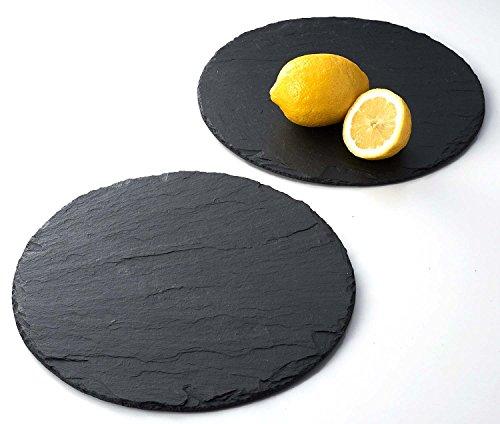 The Just Slate Company The Just Slate Company Slate Place Mats, L, Brown