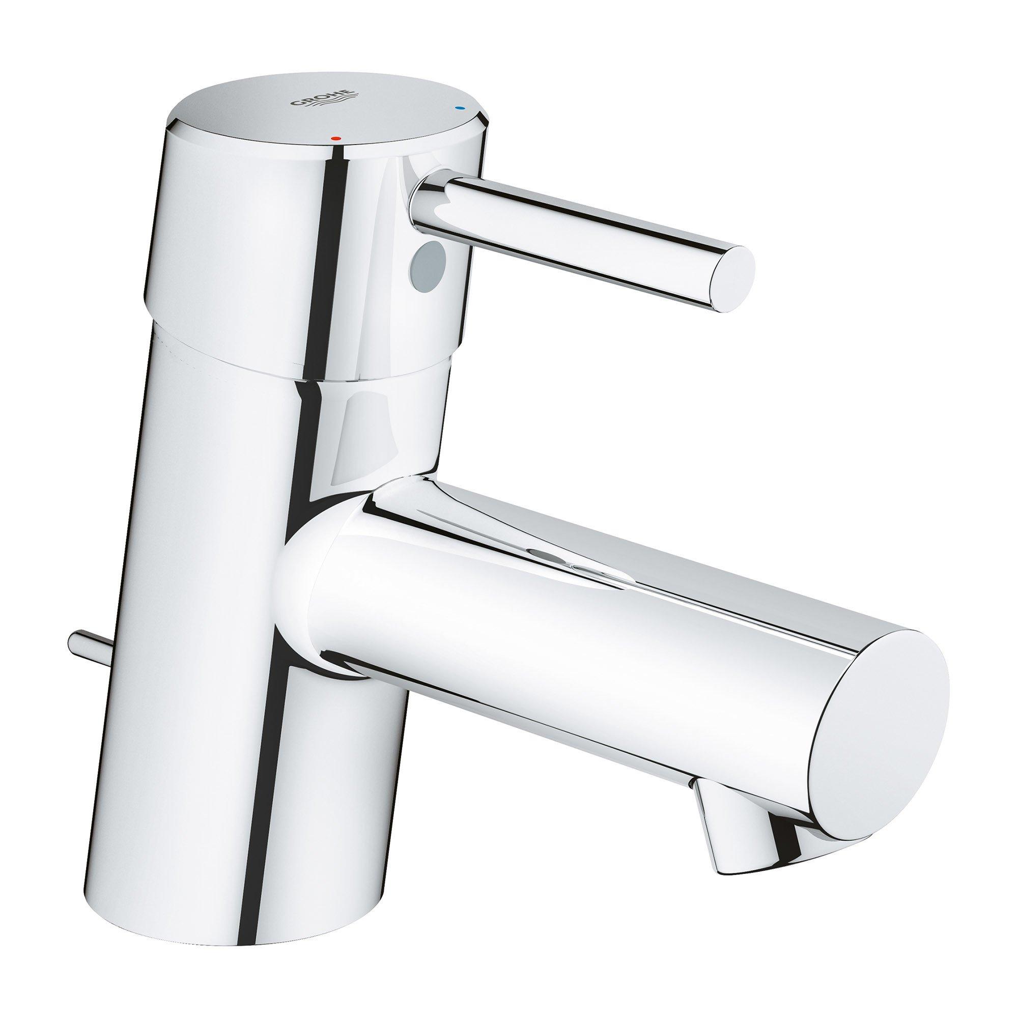 GROHE GROHE 34702001 Concetto, Single Hole Single-Handle XS-Size Bathroom Faucet 1.2 GPM, Chrome