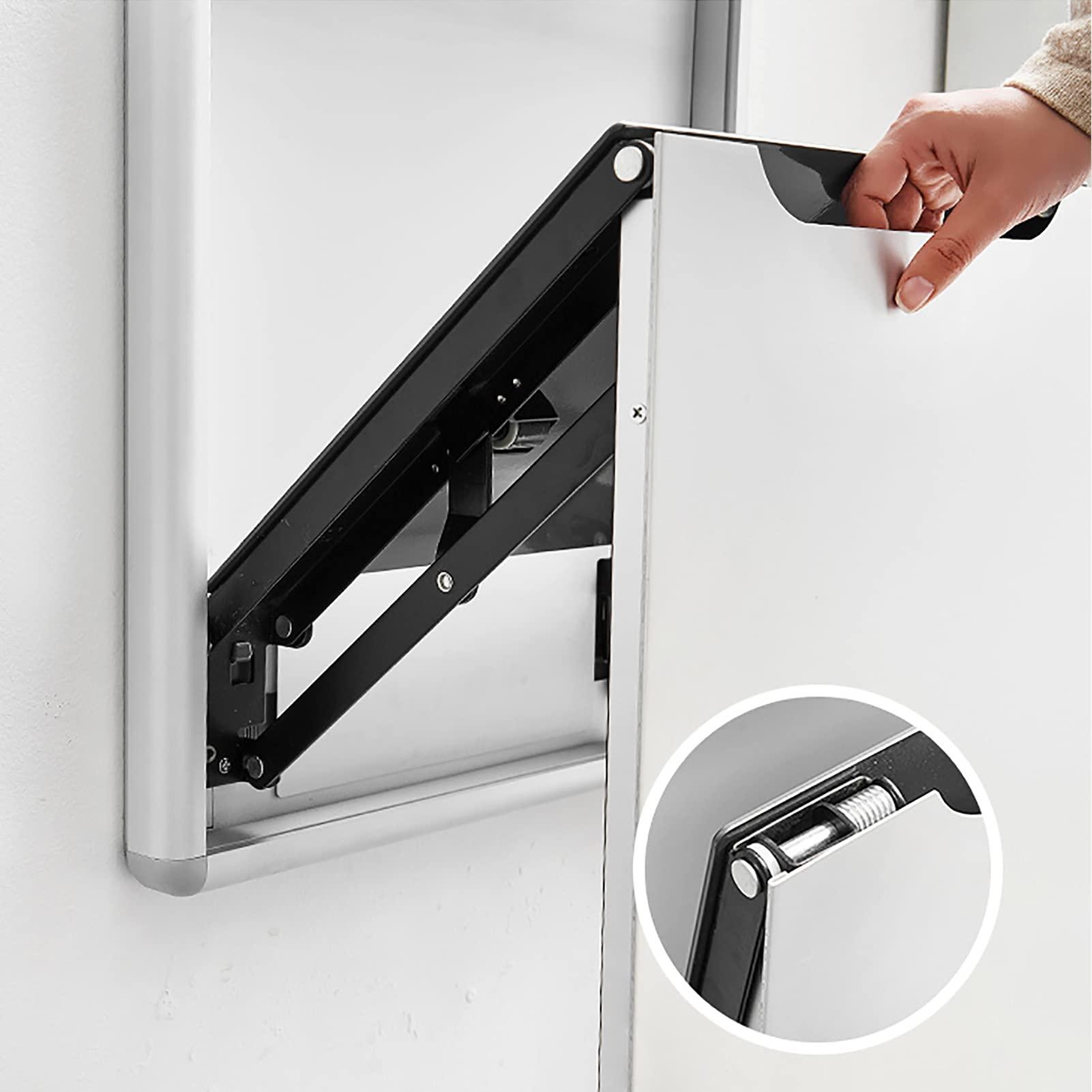 XLTTY Folding Stools Wall-Mounted Invisible Shoe-Changing Stool, Space-Saving Folding Drop-Leaf Wall Stool with Armrests, for Balconies/Porch Folding