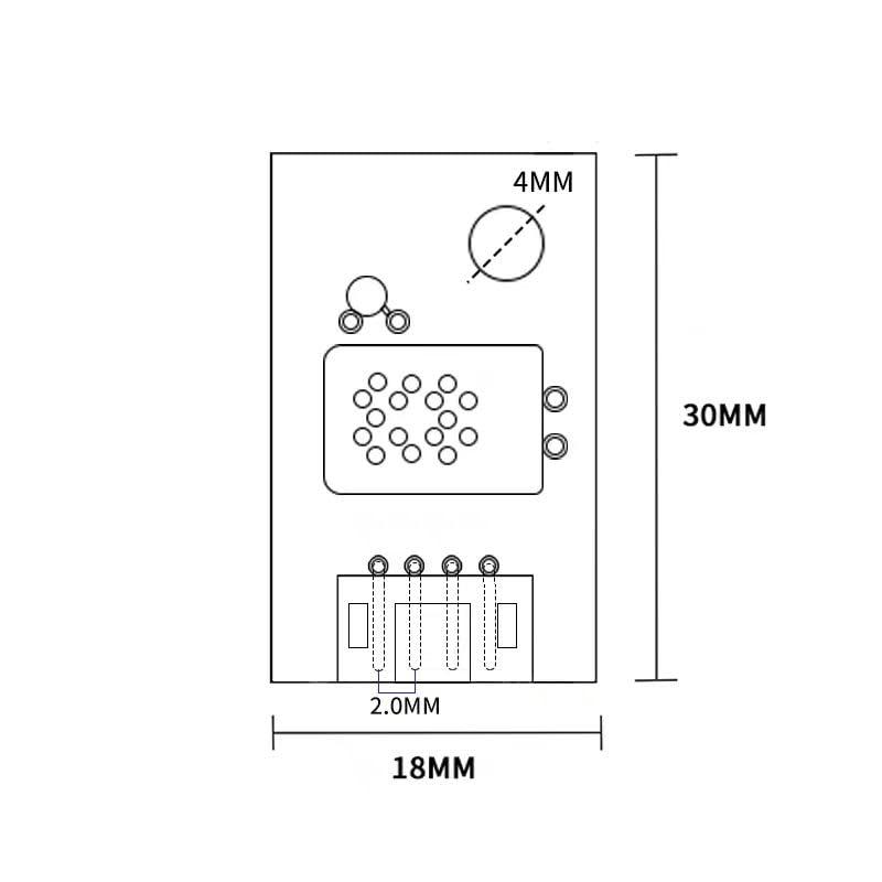 CJGHJNFF HTMRS4 Dehumidifier Temperature and Humidity Sensor Module1PC