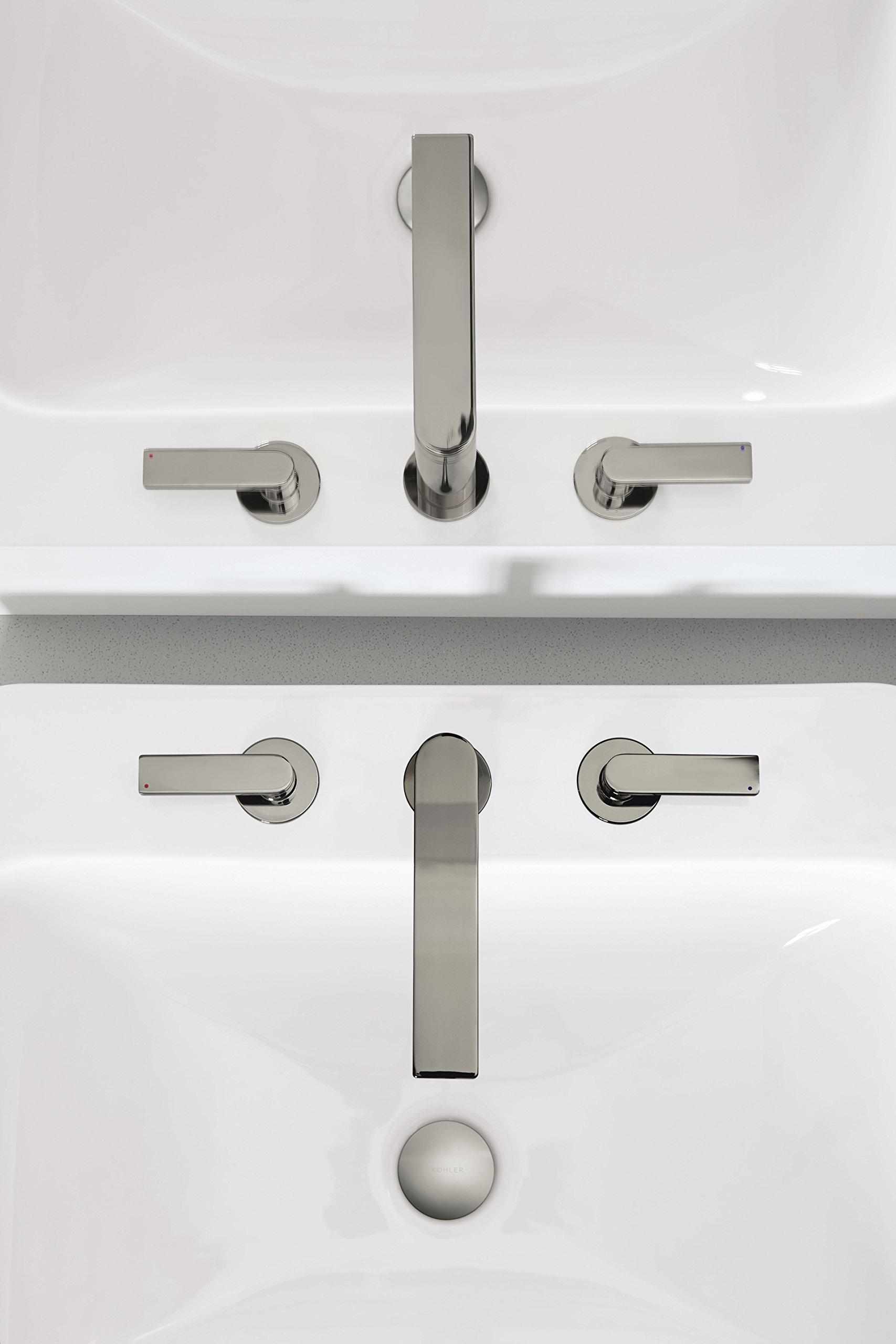 Kohler Composed Widespread bathroom sink faucet with lever handles