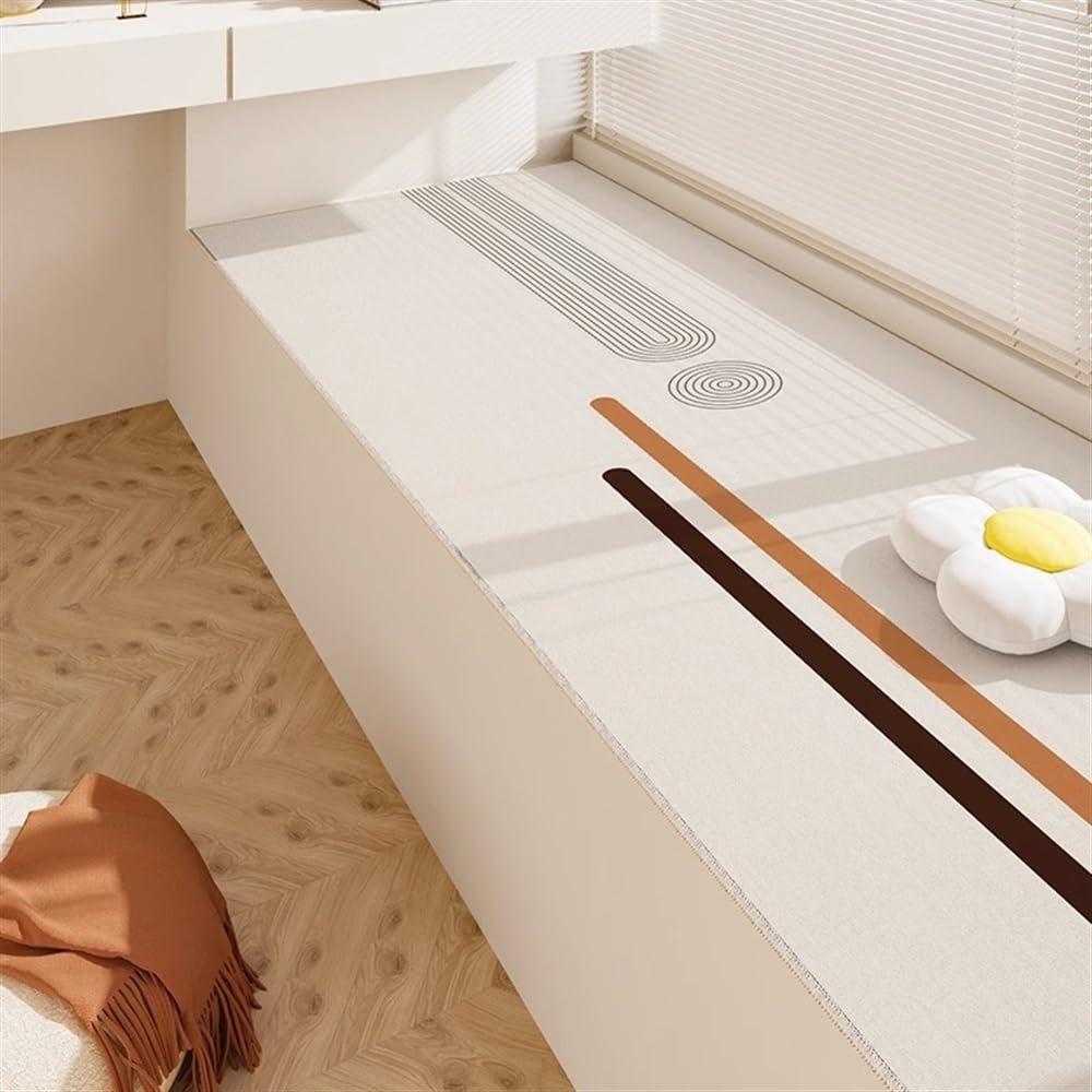 Generic Furniture Indoor Bay Window Seat Porch Swing Bench Cushions Non-Slip Bench Pads Window Seating Cushions Non-Slip Sofa Mat Bench Seat Cover Area Rug Seat Tatami Mats Couch Slipcover (Color : A, Size