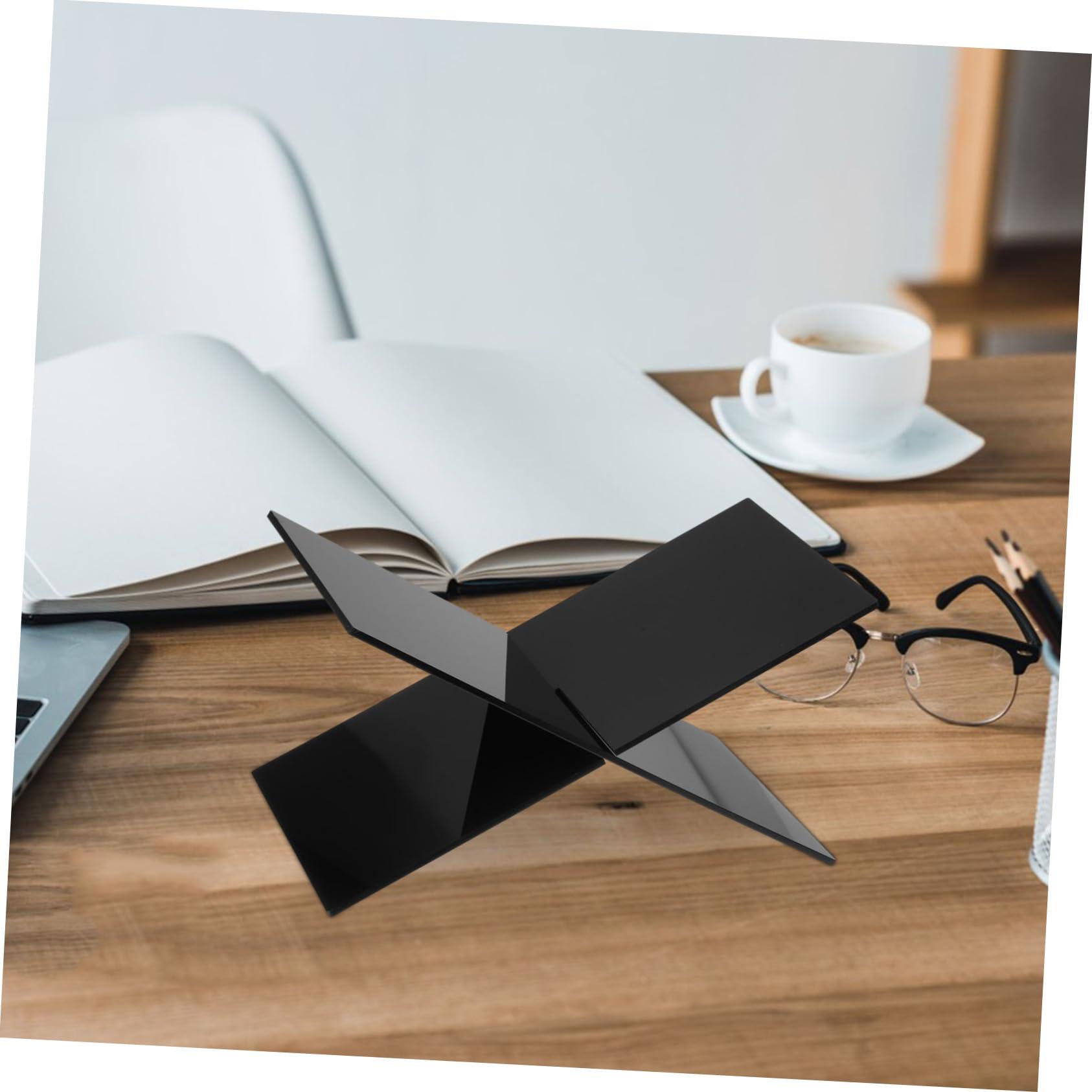 UTHCLO UTHCLO Cookbook Stand Kitchen Counter Book Holder for Desk Acrylic Book Stand Recipe Book Holder Easy to Use Book Organizer