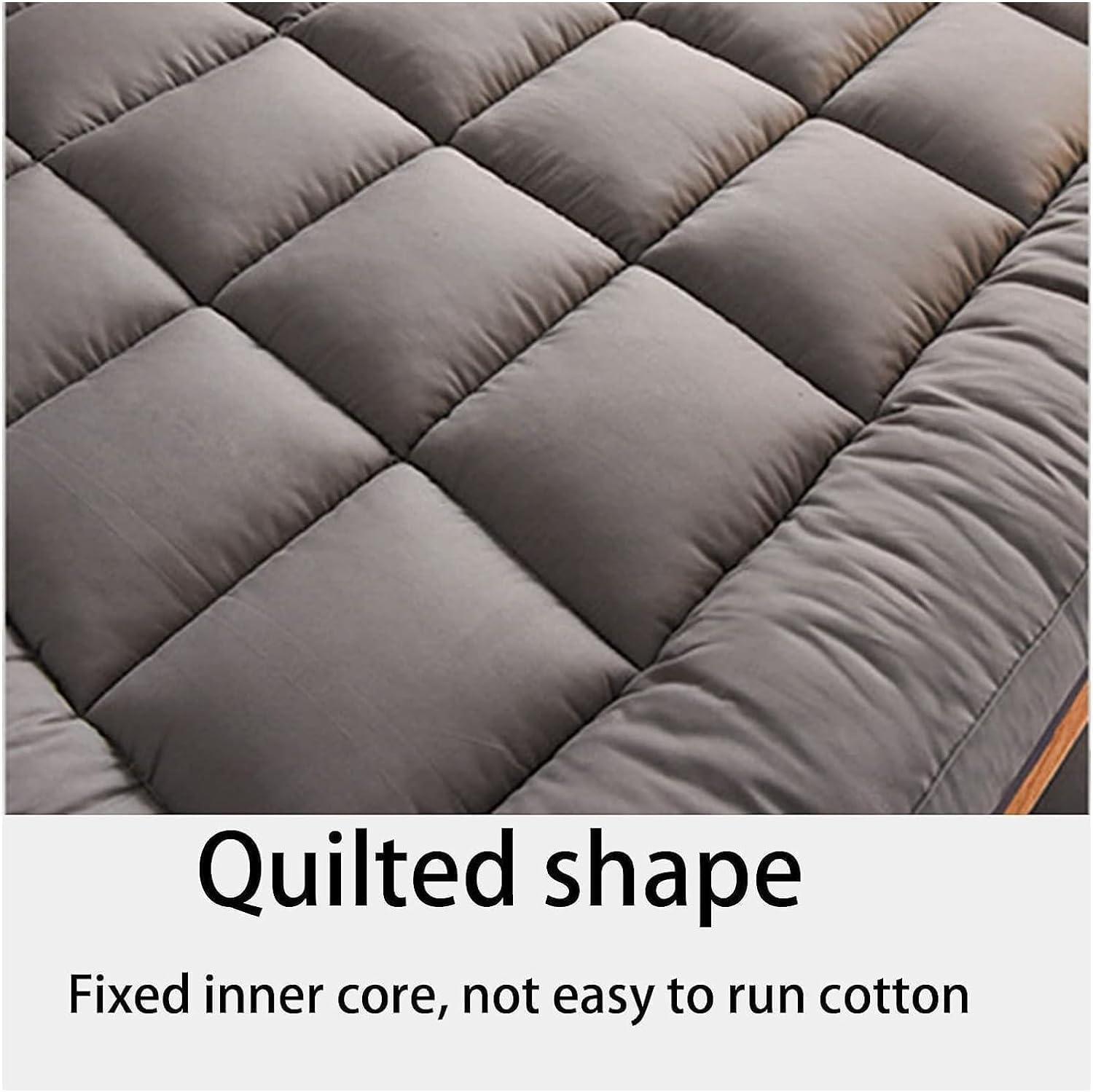 SHYMMD Upgrade Extra Thick Japanese Floor Mattress Futon Mattress,Roll Up Tatami Mat,Ultra Soft Fluffy Foldable Bed Mattress,Thick Sleeping Pad Floor Bed,Portable Guest Mattress