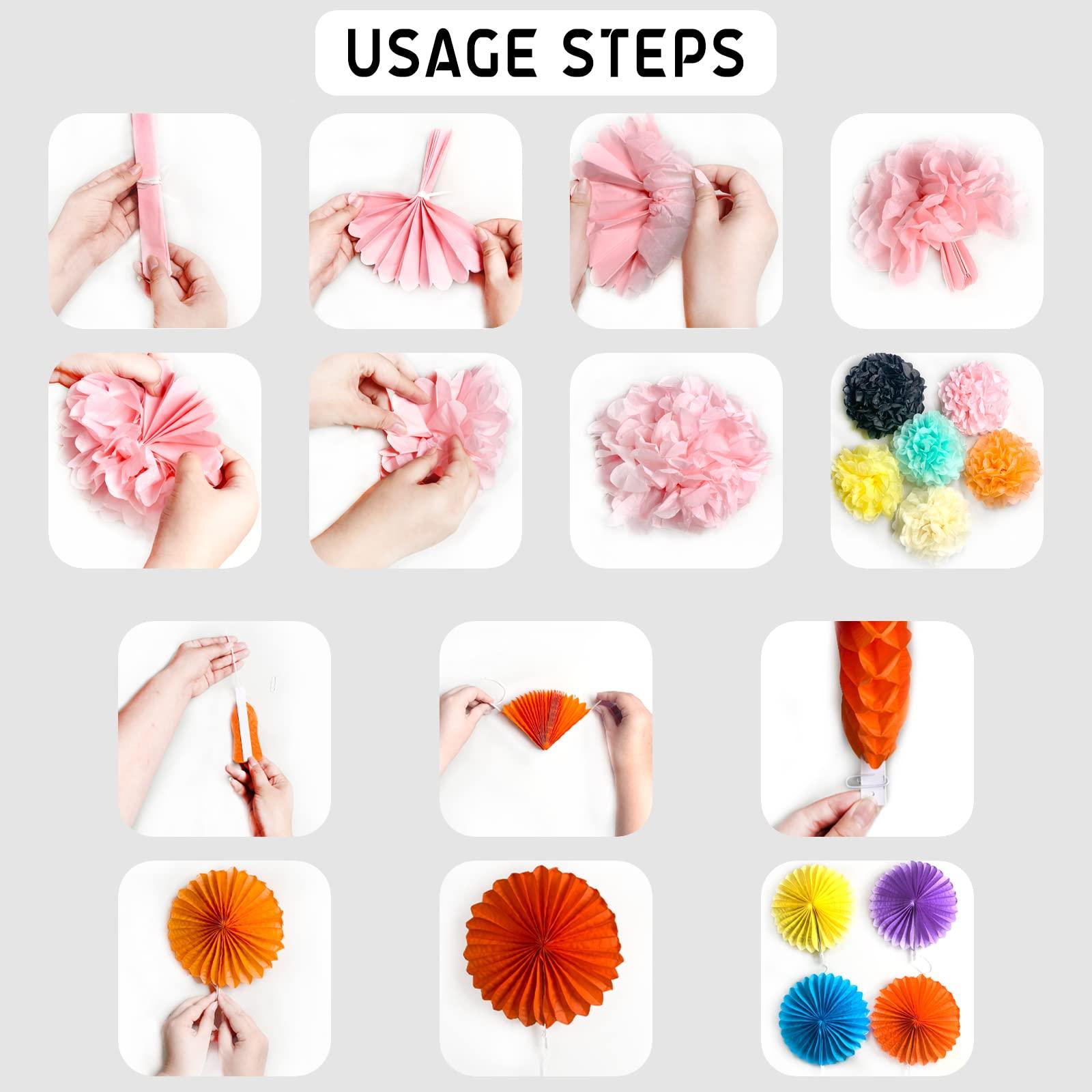 Hombae Hombae Spa Party Supplies for Girls, Spa Makeup Birthday Party Decorations Pink Spa Day Salon Themed Lipstick Cosmetics Fan Cutout Pom Happy Birthday Banner Balloon Cake Cupcake Topper