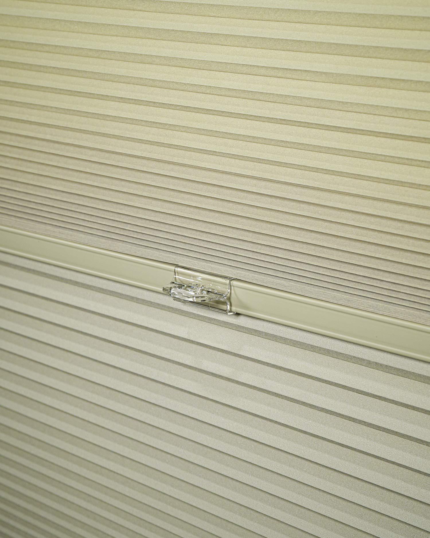 CHICOLOGY Chicology Custom Made Cordless Cellular Shades, Fawn (Day N' Night) Inside Mount,W:26.5" xH:48"