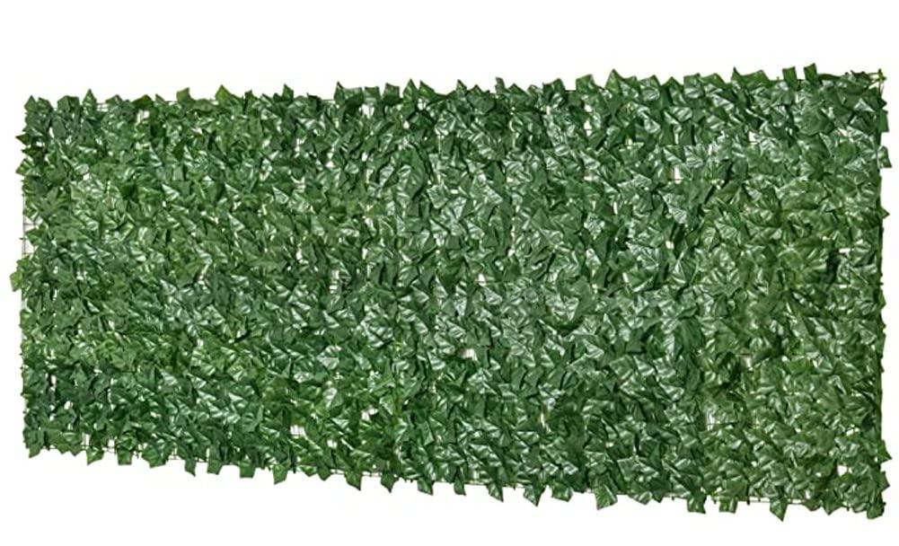 Wauvkeee Artificial Hedge Fence Screen Privacy Screen Artificial Panels Artificial plant wall,Party Carnival Artificial Plant Wall Hedge Wall Panels Vine Privacy Screen Expandable Faux Privacy Fence W813(Size: