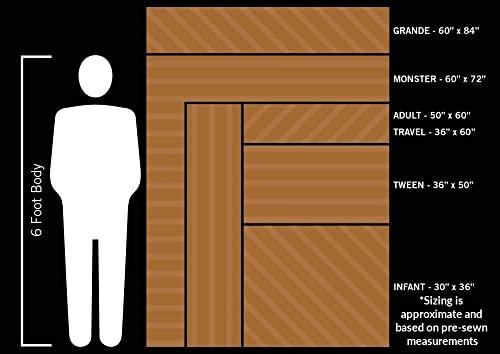 Minky Couture Minky Couture Premium Blanket - Soft, Warm, Cozy, Comfortable, (Grande, Sorbet Vanilla)