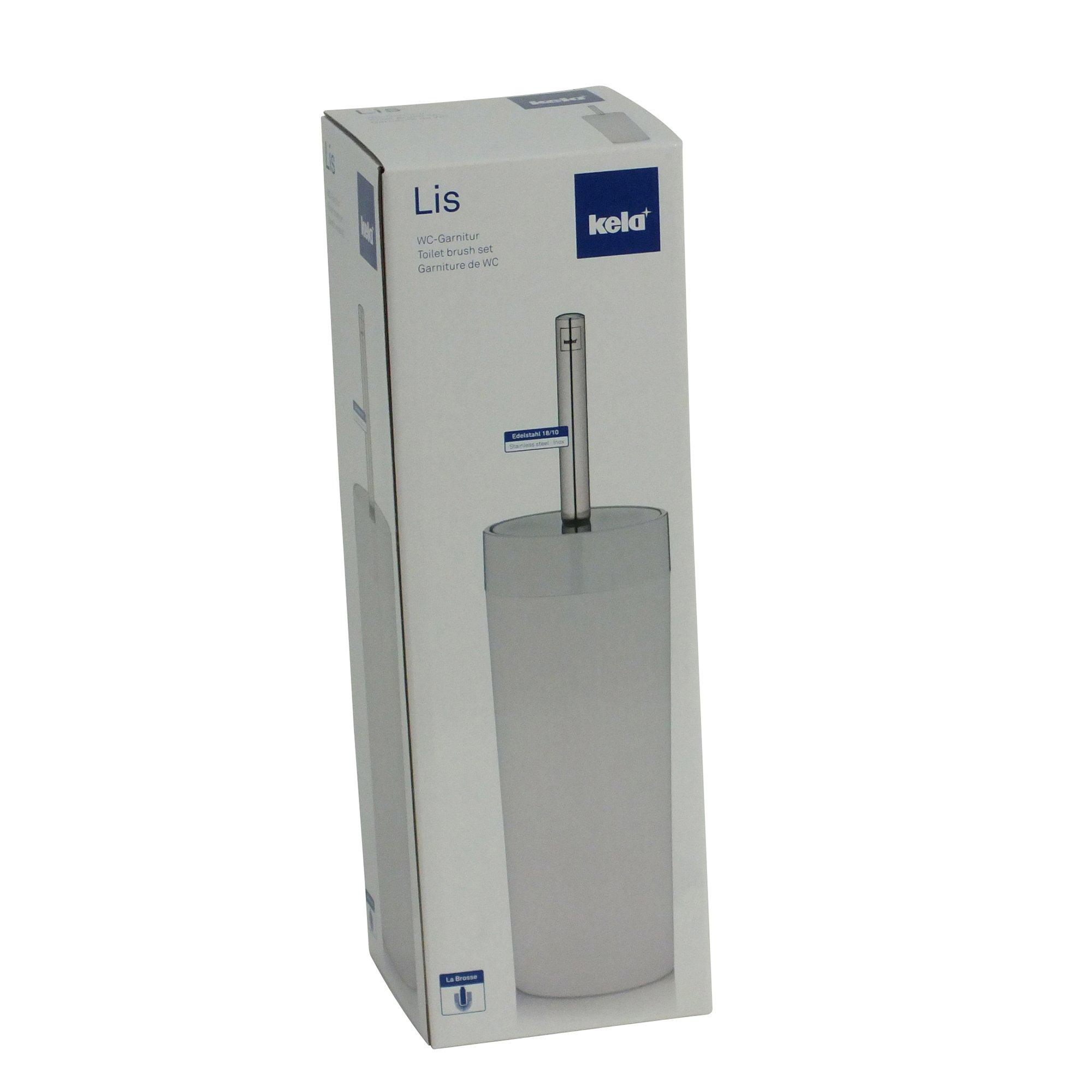 Kela Kela \"Lis WC-Set, Plastic, White