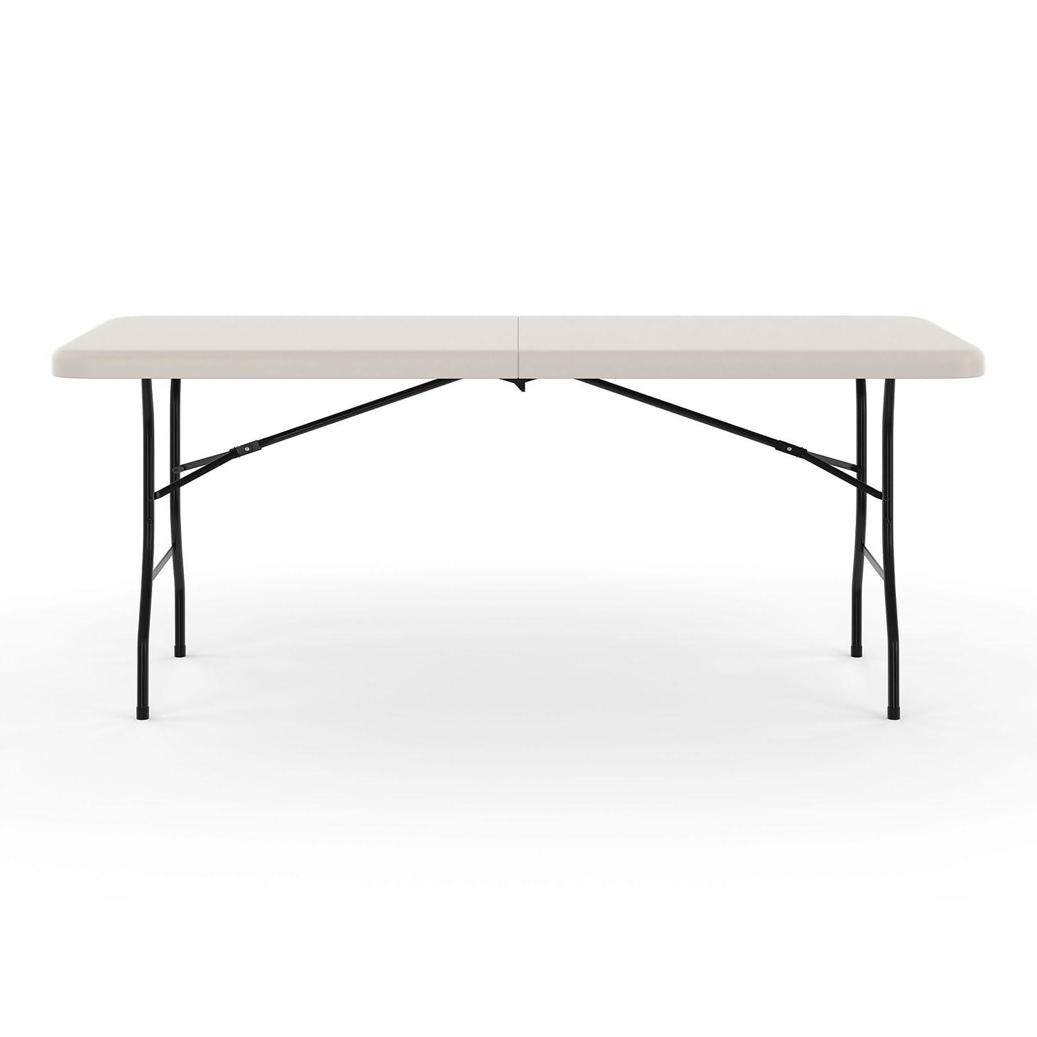STAPLES STAPLES 470949 6-Ft Fold in Half Folding Table