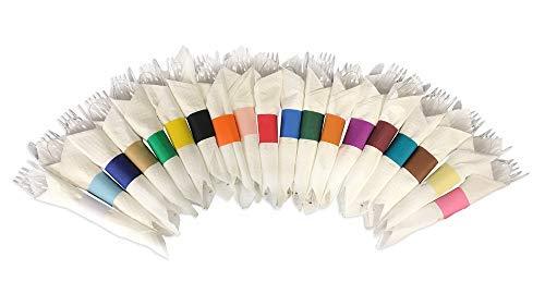 Raise Products Raise Products Paper Napkin Bands Self Adhesive | Paper Napkin Rings Self-Adhering | Pre-Cut | Disposable | Safety Glue | Bond Paper | Pack of 4,000, 4.25 x 1.5, Cream