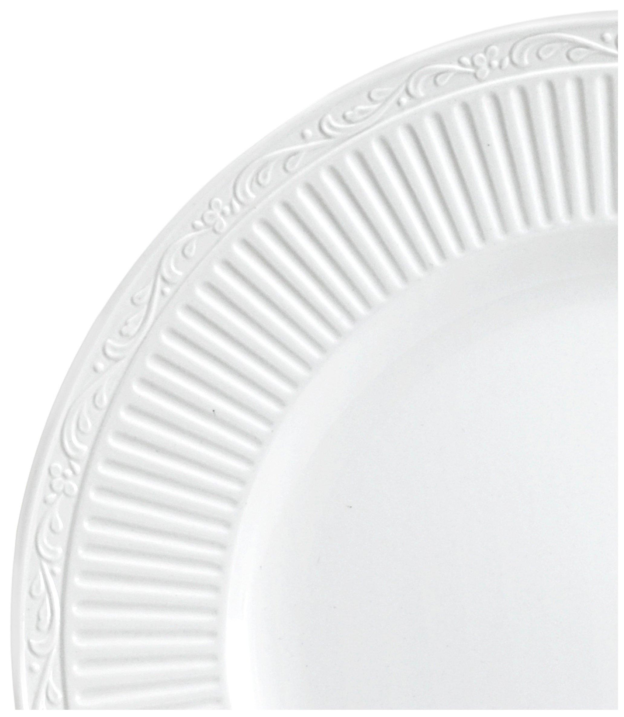 Mikasa Mikasa Italian Countryside Dinner Plate, 11-Inch, White - DD900-201