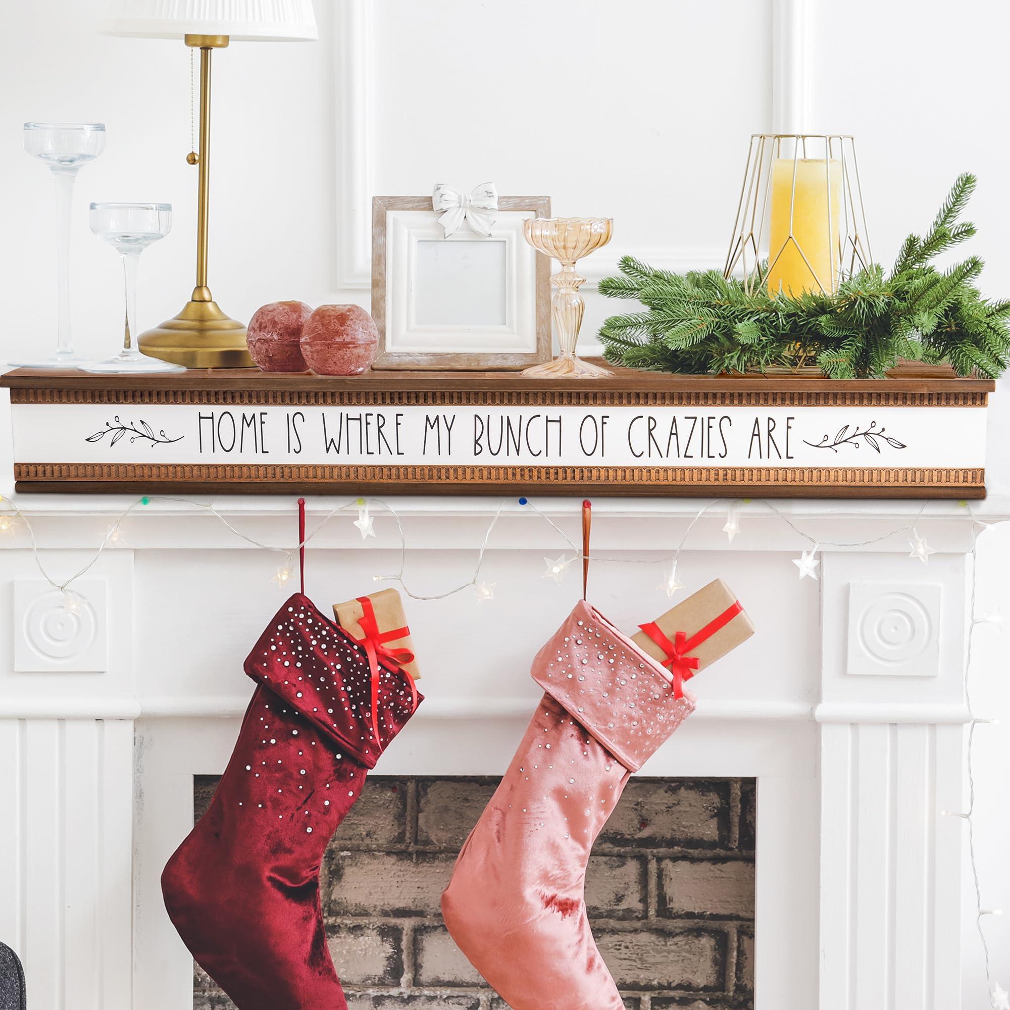 DD DEFINED DECO Defined Deco Fireplace Mantel Shelf 48 inches - Natural Handcrafted Wood Mantle for Over Fireplace,Wall Mounted Fireplace Mantels Decor,Farmhouse Mantel Shelf,Rustic Floating Fireplace Mantle Shelves