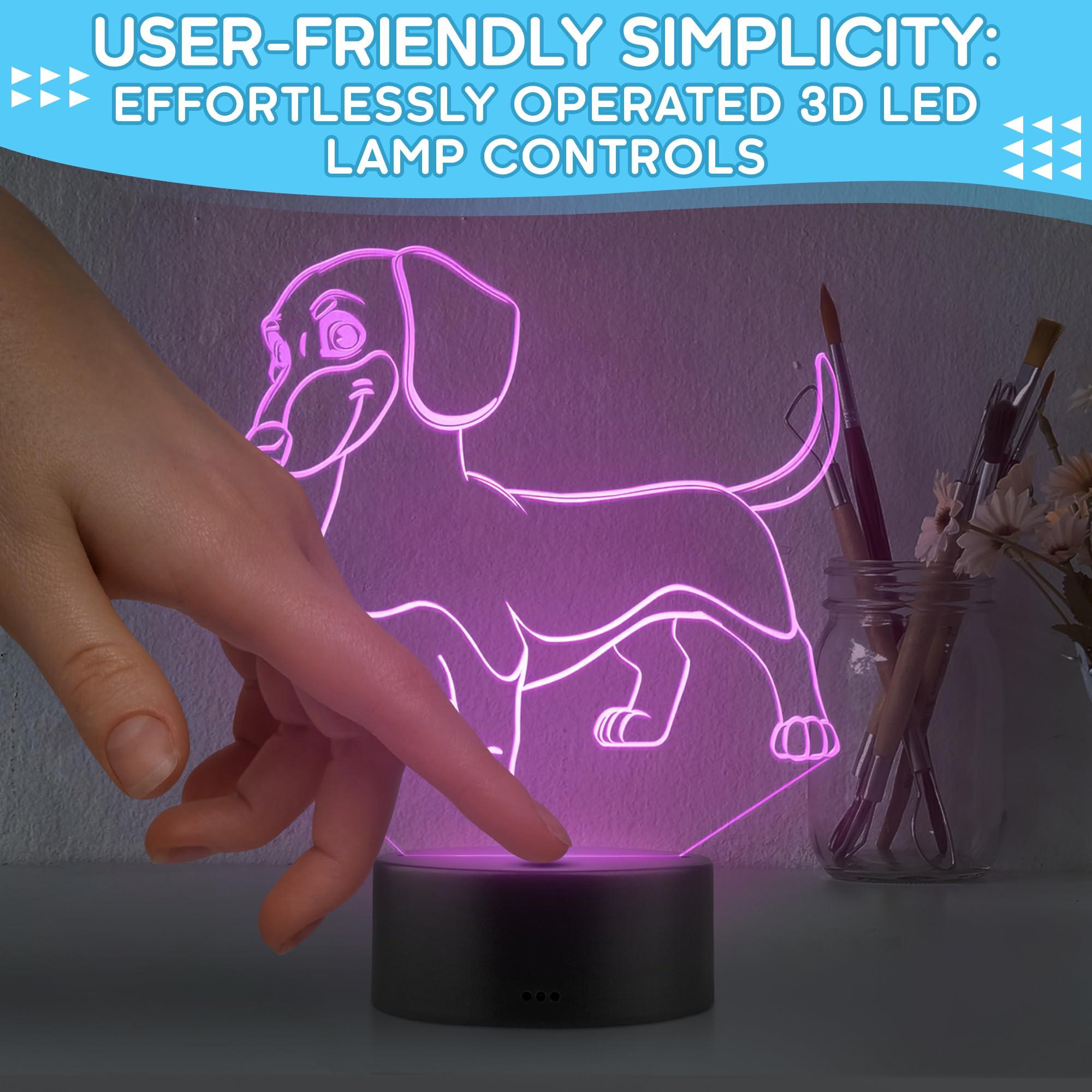 Reluen Reluen 3D LED Light Base for Glass Art 3D - Small Lamp Base Light for Crystal Display USB Lamp Base Living Room Light Base Small Black Light Display Base - 3D Desk Night Light Base LED Display Base