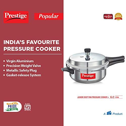 PRESTIGE Prestige PRPDP Pressure Cooker, 5-Litre, Silver