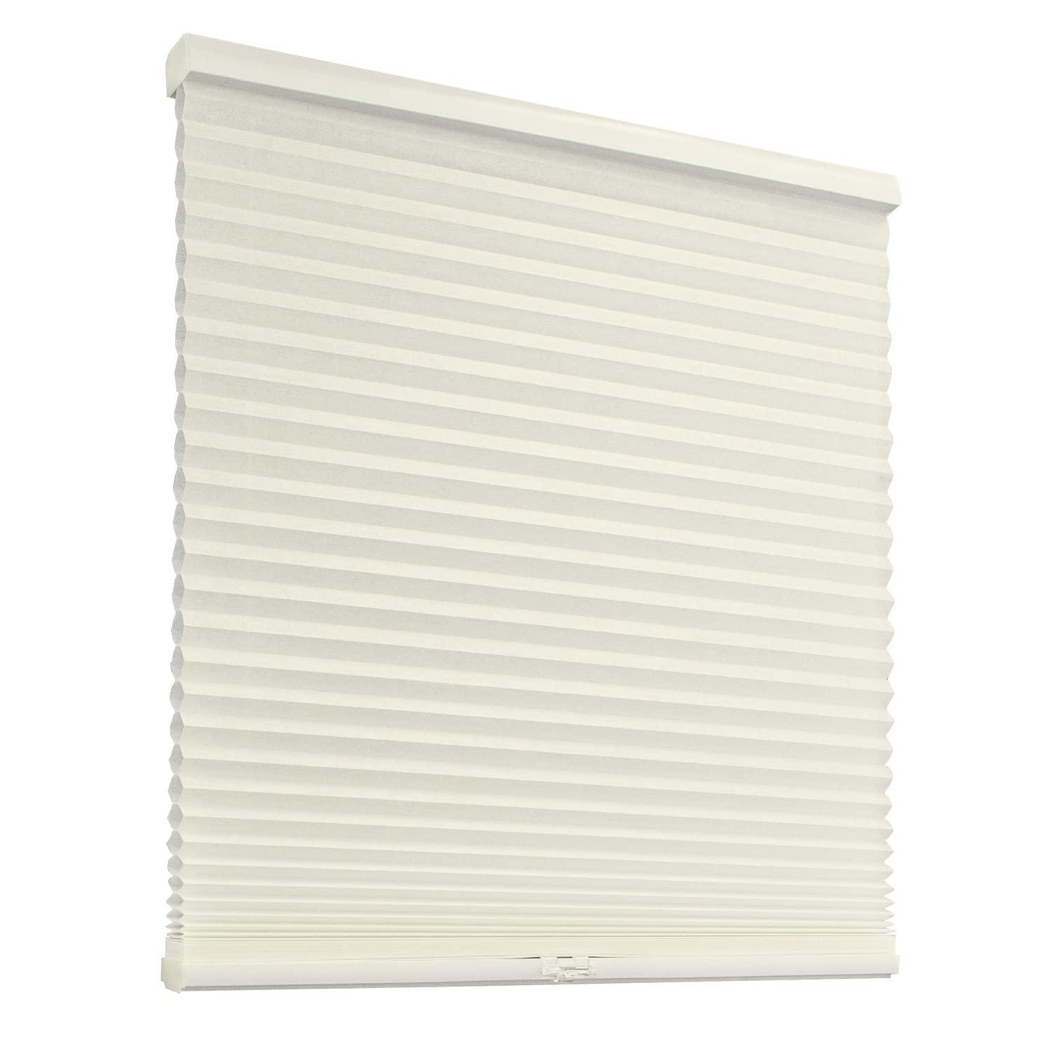 CHICOLOGY CHICOLOGY Cellular Shades, Window Blinds Cordless, Blinds for Windows, Window Shades for Home, Window Coverings, Cellular Blinds, Door Blinds, Light Filtering Montana Buttercream, 56.5" W X 84" H