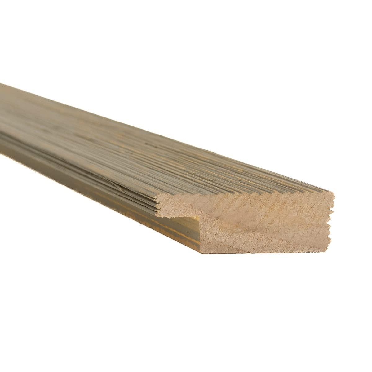 Poster Palooza Poster Palooza 23x32 Distressed/Aged Contrast Grey Complete Wood Picture Frame with UV Acrylic Plexiglass, Foam Board Backing & Hardware Included