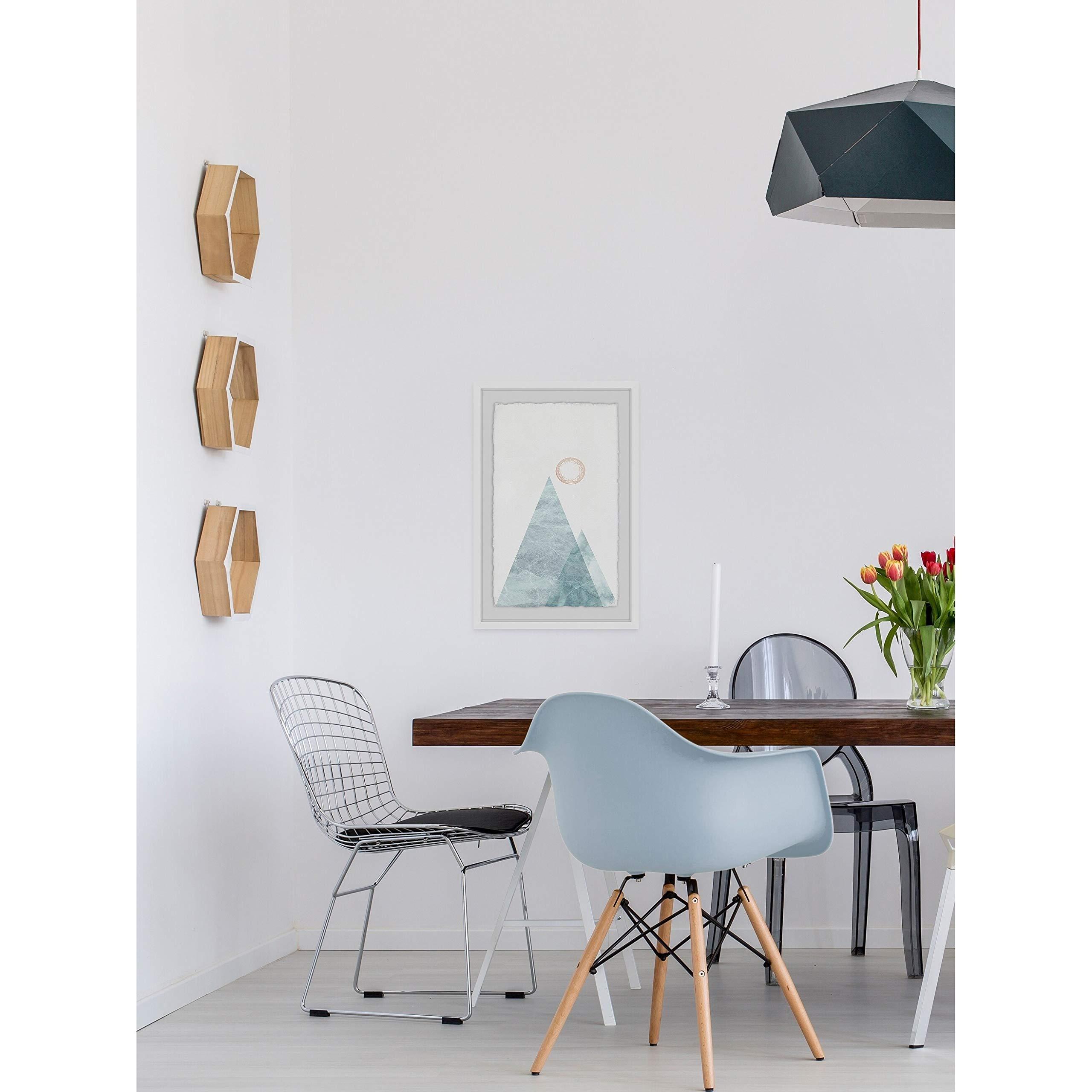 Marmont Hill Marmont Hill - Handmade Mountain of Sea Framed Print 16 x 24