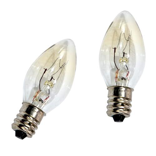 HQRP HQRP 2-Pack 15W 120V Light Bulbs Compatible with Scentsy KE-15WLITE Replacement fits Night Light Plug-in Warmers
