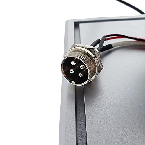 Generic Generic Iron Man Arc Reactor 1:1 Ratio, Vibration Sensing, LED Light, USB Connection, with Display Case. for Collections, Toy Gift