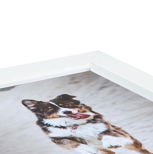 ArtToFrames ArtToFrames 14x24 inch Contemporary White with Lip Wood Picture Frame, 2WOMD8991-14x24