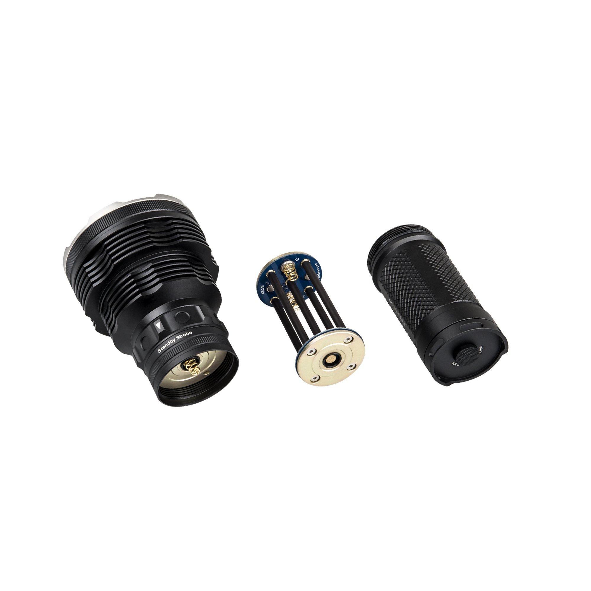 ACEBEAM Acebeam K70 CREE XHP35 Hi LED Flashlight 2600lumens Throw 1300meters