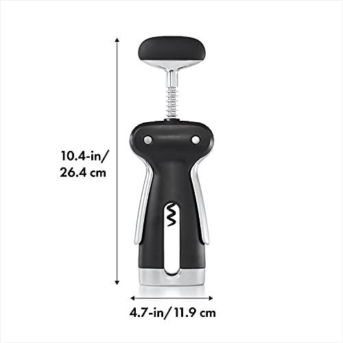 OXO OXO SteeL Winged Corkscrew with Removable Foil Cutter, INOXO.3113400ML