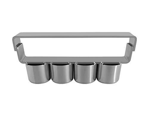 OCS Parts Donut Hole Cutter Heavy Duty Stainless Steel 4 Cut-Outs, 1-1/4 Inch Cut Size