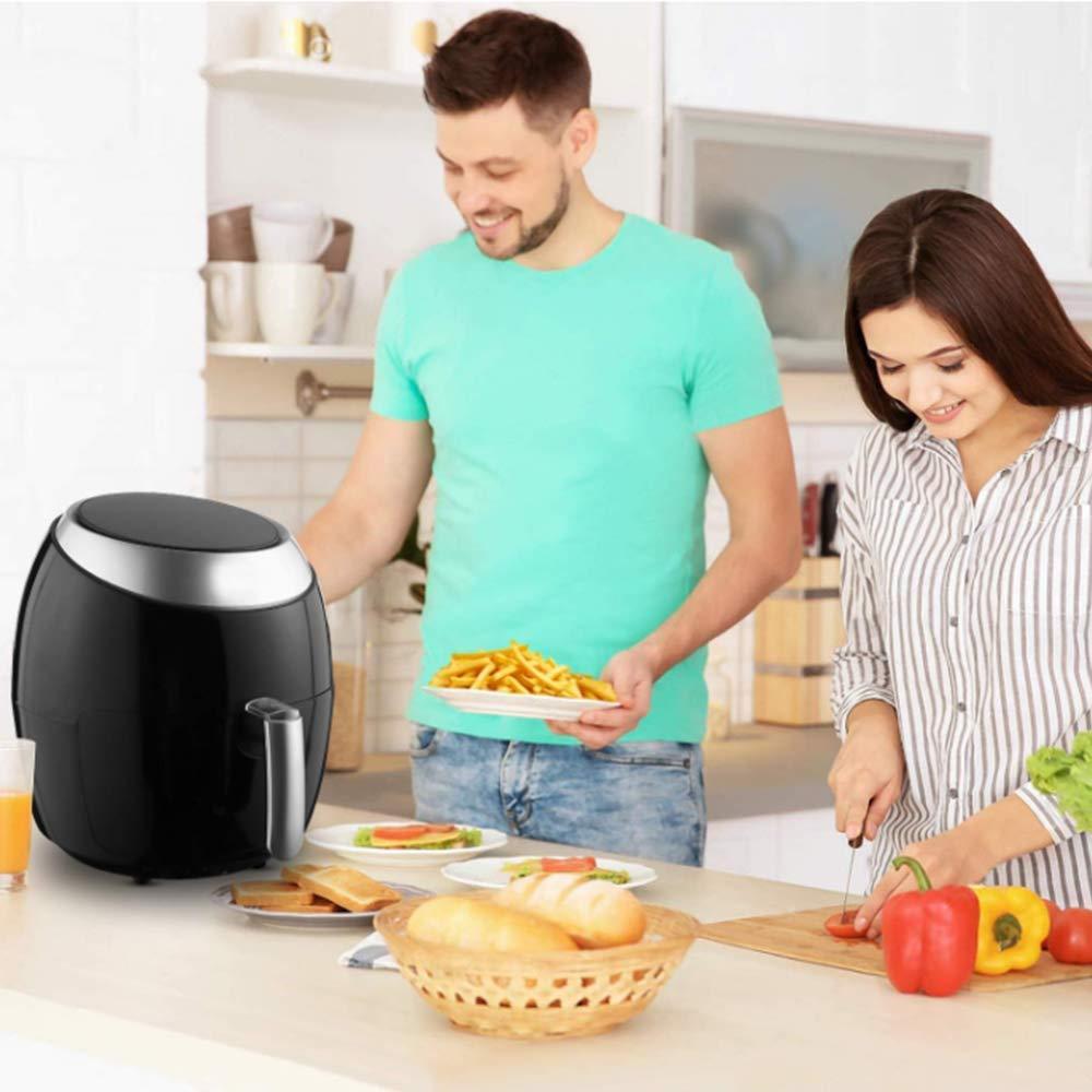 AJIEYMXD AJIEYMXD Automatic air Fryer, Electric Heated air Fryer Oil-free Oven with LCD Digital Touch Screen, Removable Safety Basket Size 30.2 * 35.8 Cm Comfortable anniversary Efficency