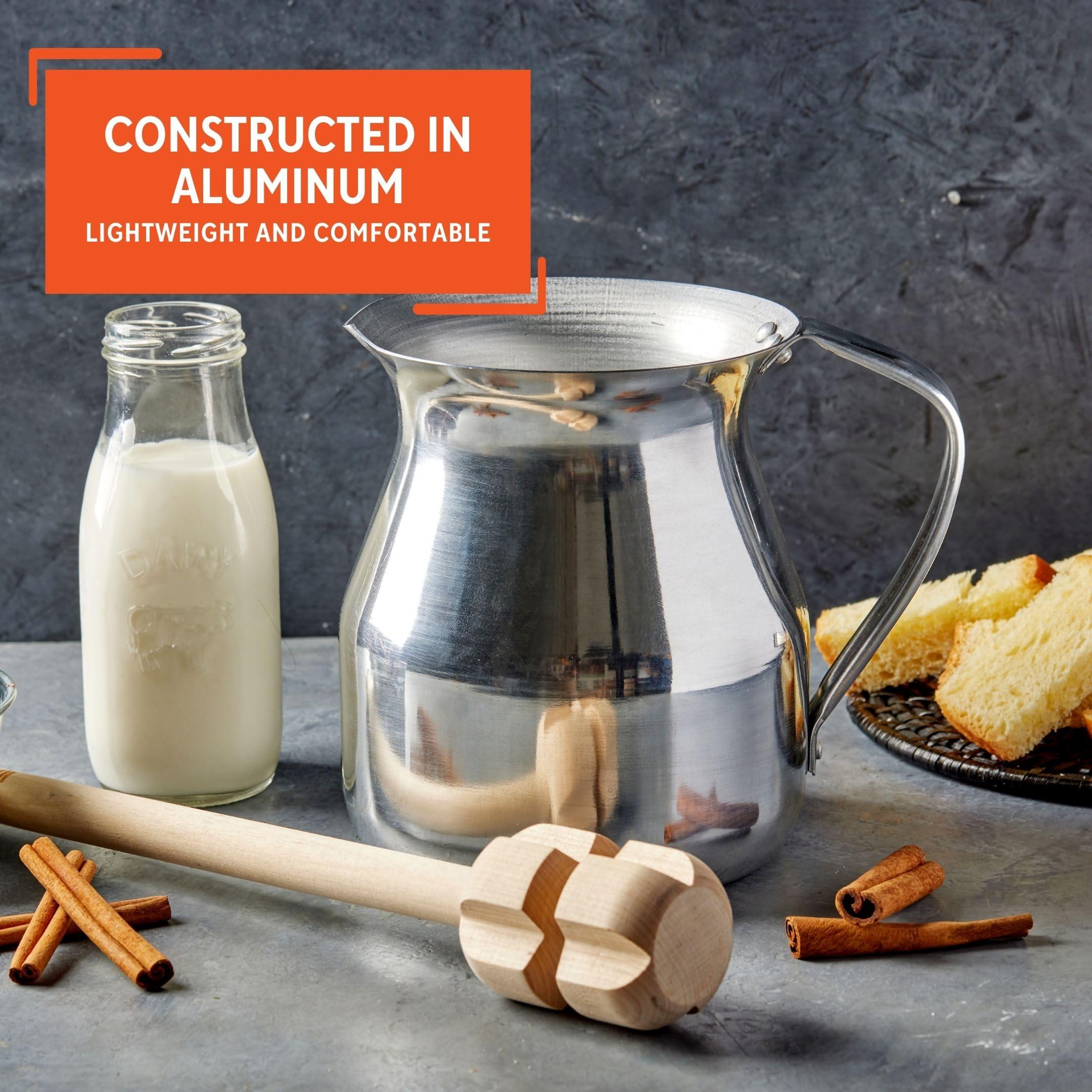 Imusa Imusa Aluminum 2-Quart Chocolatera, Silver