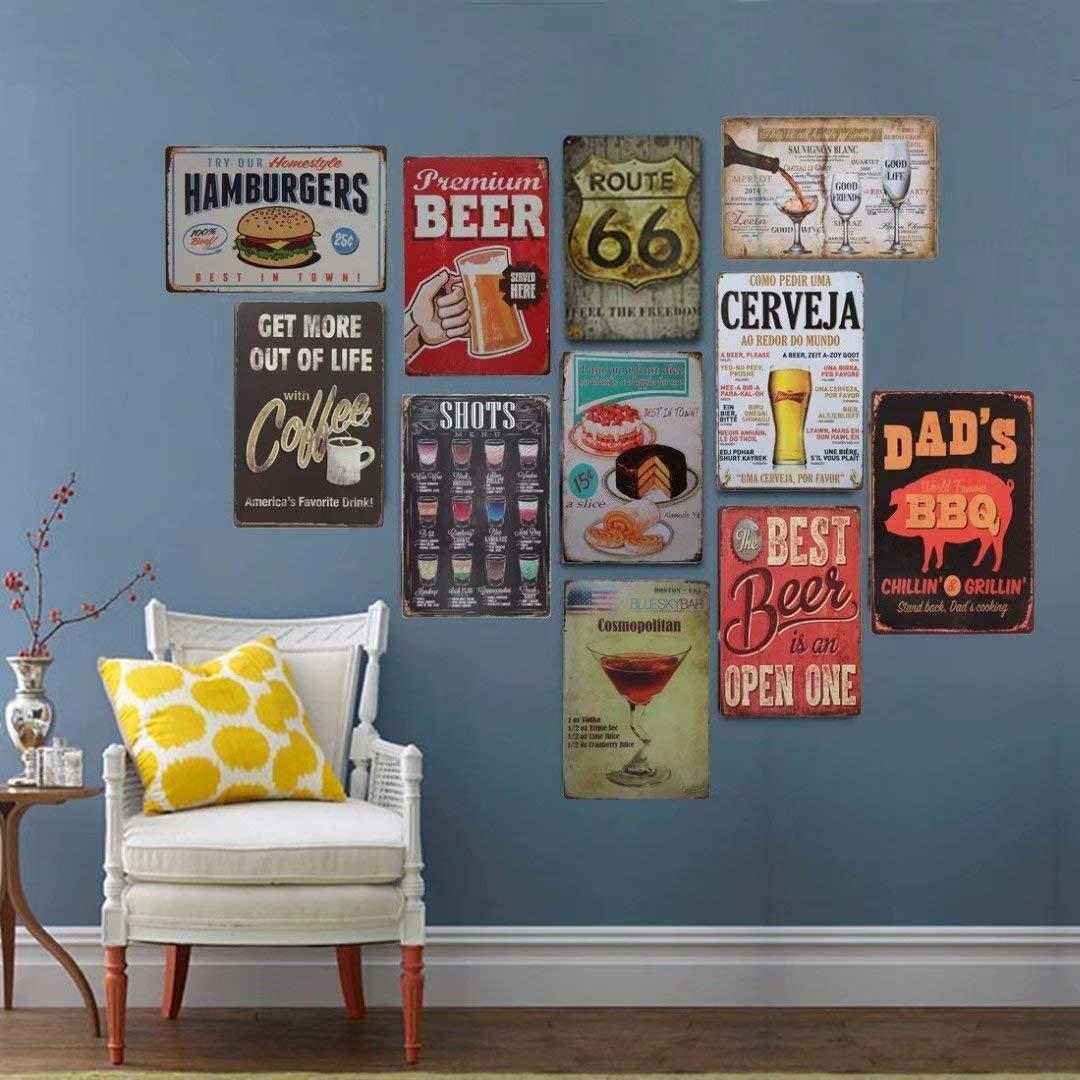 TammieLove Crossing Caution Sign Tresspassers Will Be Eaten Dog Paw Prints Funny Metal Sign Crossing Traffic Novelty Square Sign 12x12 inch