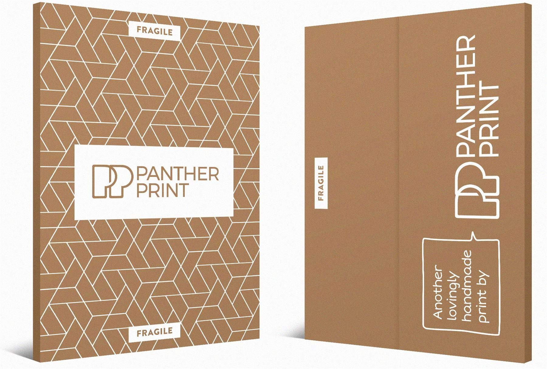 Panther Print Farewell to Anger by Leonid Afremov Canvas Wall Art Picture Print for Home Decor (36x24)