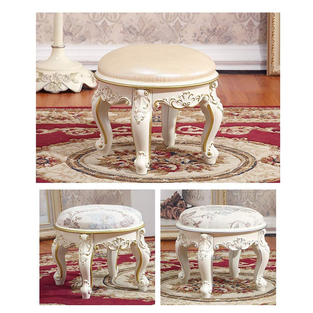 zyifan zyifan Vanity Benches Chair Vanity Stool Makeup Dressing Stool, Padded Bench with Plastic Steel Legs, 330lb Capacity, for Bedroom, Easy Assembly
