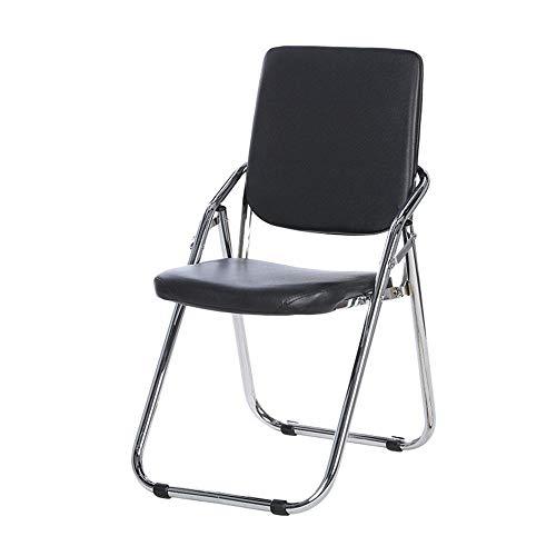 LINSANK LINSANK Furniture Folding Chairs Double Support Folding Chair Can Be Easily Used School Office Bedroom/Brown/53X46X86Cm