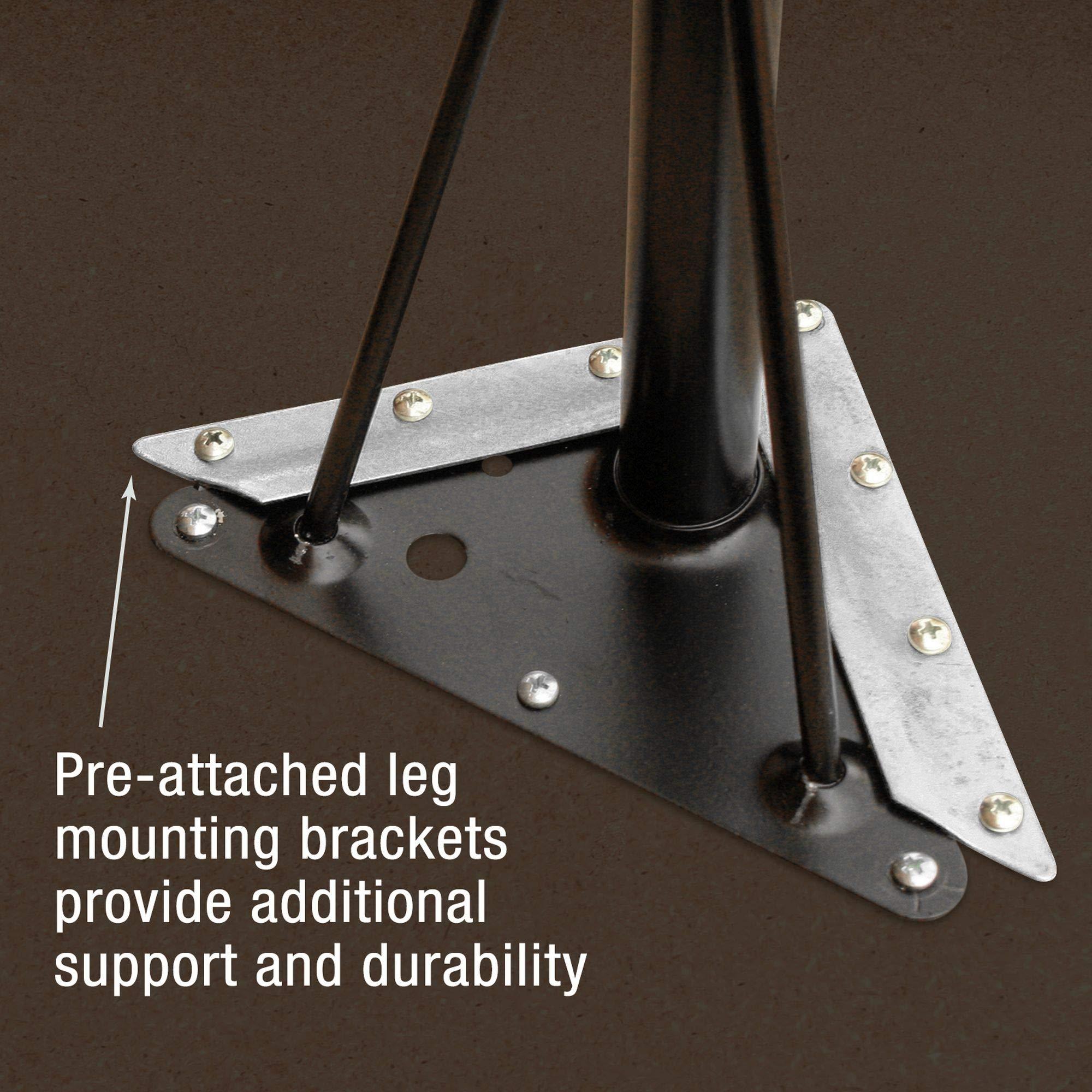 CORRELL, INC. Correll 24\"x48\" Rectangular Classroom Activity Table, Adjustable Height, New England Driftwood Durable HP Laminate, School Furniture (A2448-REC-52)