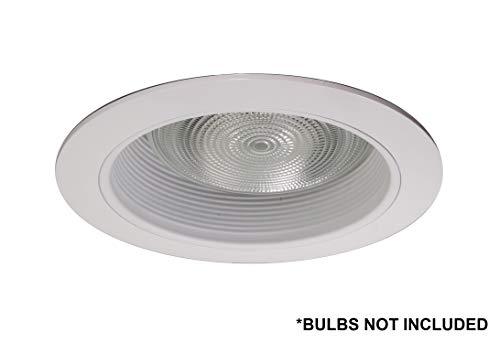 NICOR Lighting NICOR Lighting 6 inch White Recessed Baffle Trim with 1 inch Trim Ring, Fits 6 inch Housings (17511-1)