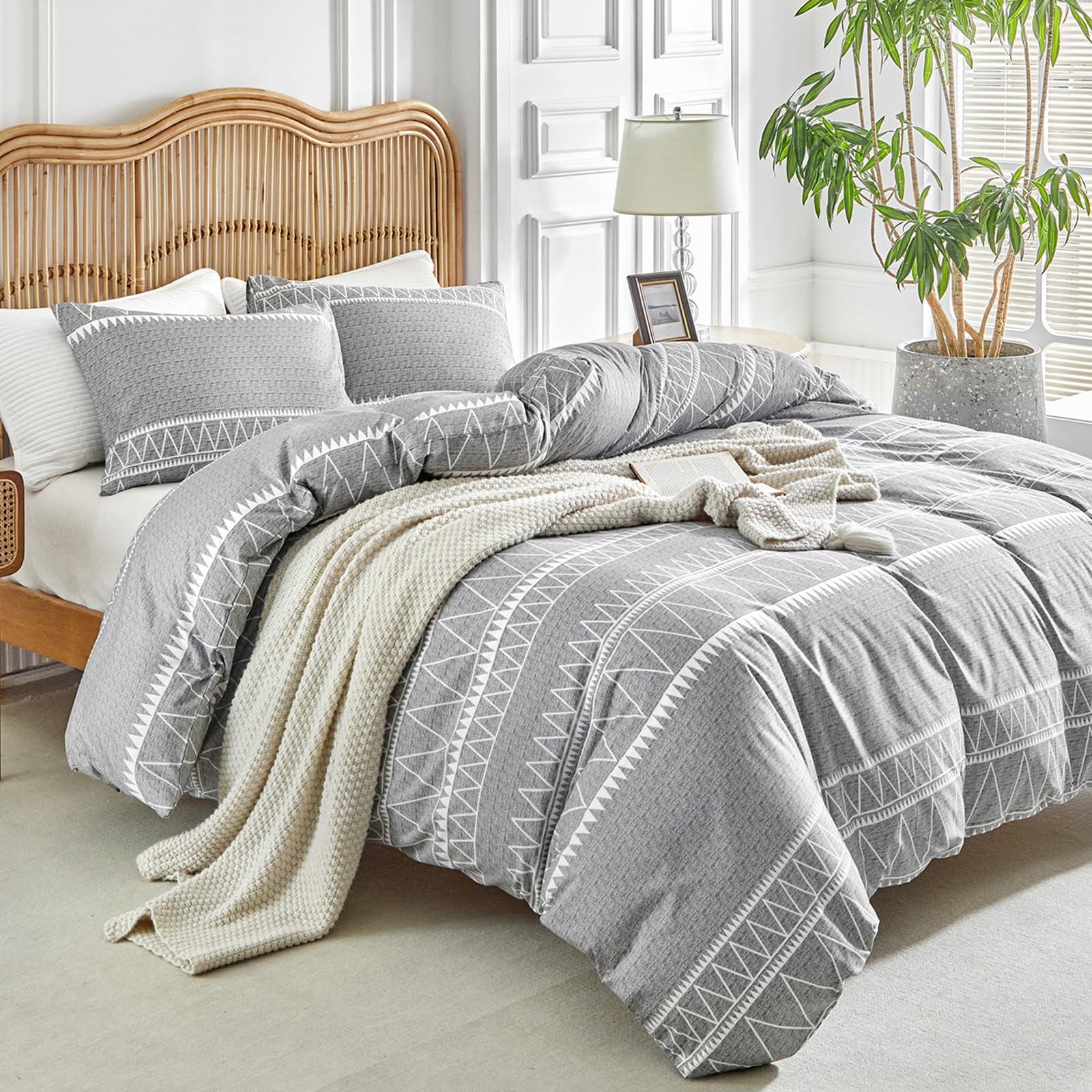 Lekesky Lekesky Duvet Cover California King, 3pc Ultra Soft Microfiber Breathable Bedding, Cal King Duvet Cover Set with Zipper Ties (1 Duvet Cover 104x98 +2 Pillow Cases)