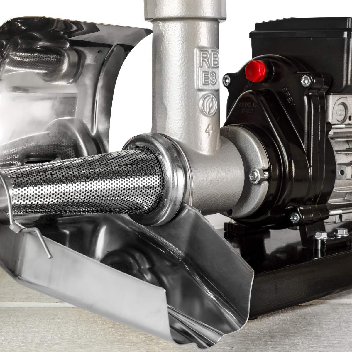 Raw Rutes Raw Rutes - Electric Tomato Strainer Machine - Made in Italy - Perfect for Canning Tomato Purees, Sauces and More! (No. 3)