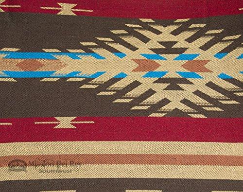 Mission Del Rey Mission Del Rey Southwest Bedding Isleta Collection -Reversible Bedspread -King Size 114\"x96\" Tan & Brown